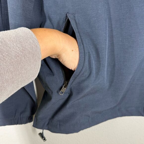 NWT Linksoul 1/4 Zip Pullover Windbreaker Jacket Navy Golf Performance Small - Picture 3 of 8